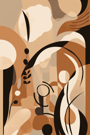 Abstract background with various shapes and textures. vector illustration for your design.の素材