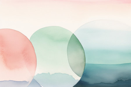 Abstract watercolor background. Hand drawn illustration for your design.の素材