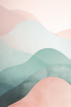 Abstract background with paper layers in pastel colors, soft pastel colorsの素材