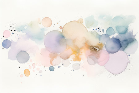 Abstract watercolor background. Hand drawn watercolor background for your design.の素材