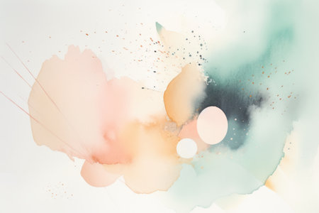 Abstract watercolor background. Colorful watercolor background for your design.の素材