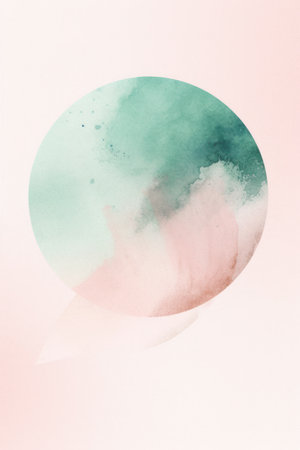 Abstract watercolor background in soft color and blur style for your design.の素材
