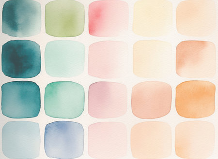 Abstract colorful watercolor background. digital art painting. Illustration.の素材