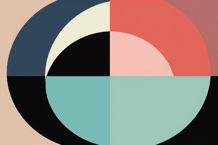 abstract colorful circle background, circle design for poster, cover, brochureの素材