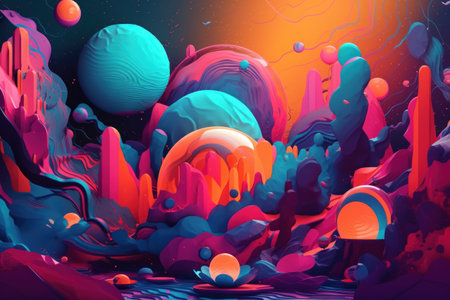abstract colorful grunge urban background, vector illustration eps10の素材
