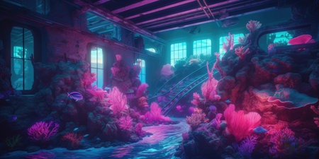 underwater world. underwater world. underwater world. 3D renderingの素材