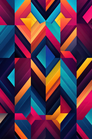 Abstract colorful background with geometric elements. Vector illustration. Eps 10.の素材
