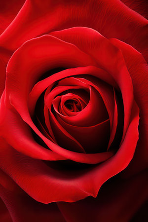 close up of beautiful red rose petals, valentines day backgroundの素材