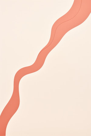 Abstract background with curved lines in pastel colors. vector illustration.の素材