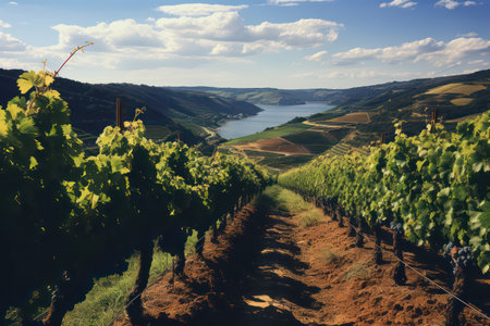 Vineyards in Tuscany, Italy. Vineyards in Tuscanyの素材