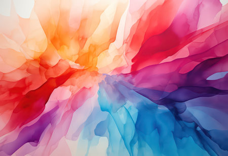 abstract background with watercolor splashes. Colorful abstract backgroundの素材