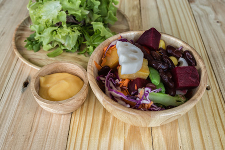 Vegetable mixed salad.の写真素材