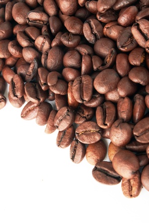 Fresh roasted coffee beansの写真素材