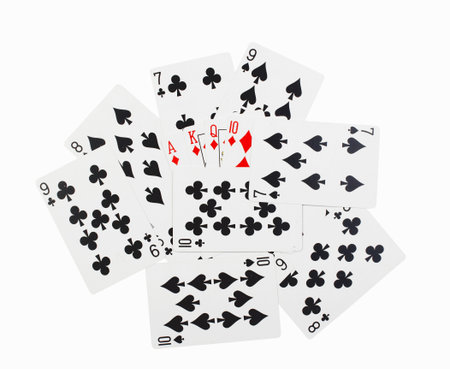 game cards icons isolated on white background 