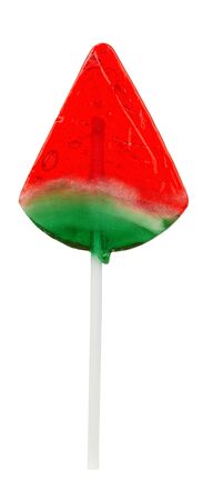 Sweet water-melon isolated on a white background. の写真素材
