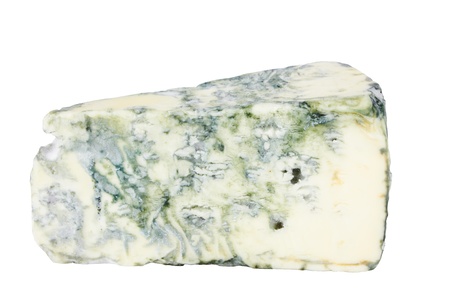 blue cheese on a white background の写真素材