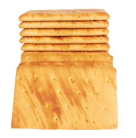 cookies isolated on white background の写真素材