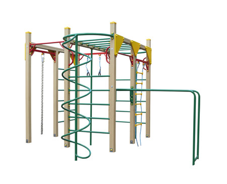 playground for children. Isolated on white 