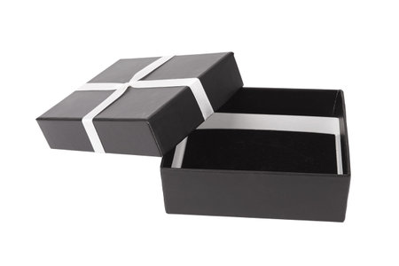 A black box isolated on a white background 
