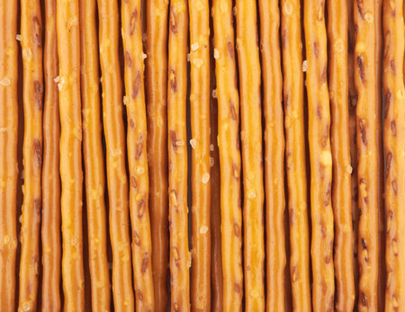 closeup of a pile of pretzel sticks