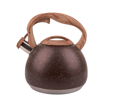 Kettle isolated on a white backgroundの写真素材