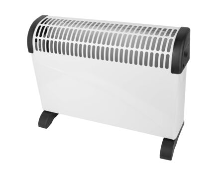Electric convector isolated on a white backgroundの写真素材