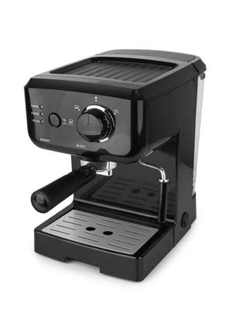 Coffee maker isolated on a white backgroundの写真素材