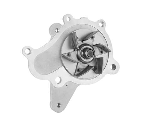 Water pump motorfor car isolated on white backgroundの写真素材