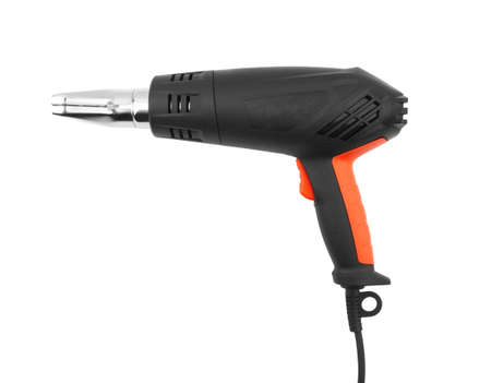 Hot air gun isolated on a white background.の写真素材