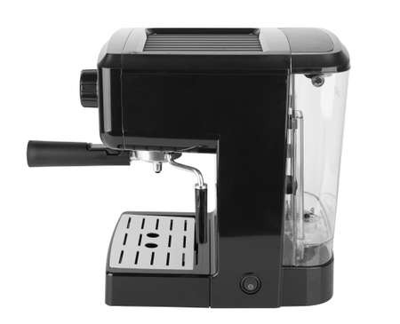 Coffee maker isolated on a white backgroundの写真素材
