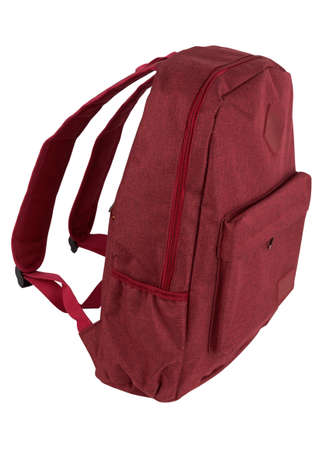 Big backpack for travel isolate on a white backgroundの写真素材