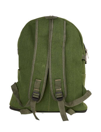 Big backpack for travel isolate on a white backgroundの写真素材
