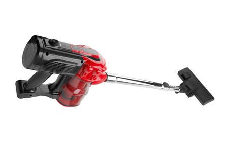 Handheld vacuum cleaner isolated on white backgroundの写真素材
