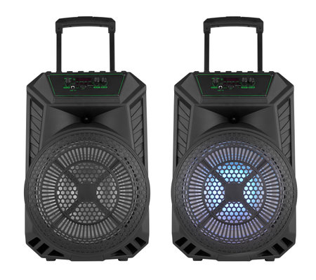 Portable speaker isolated on a white backgroundの写真素材