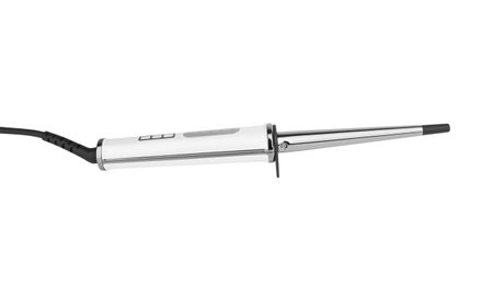 Electric curling iron isolated on white backgroundの写真素材