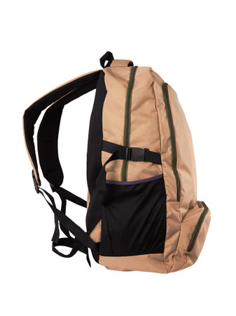 Camouflage backpack for the forest and military backpack isolated n whiteの写真素材