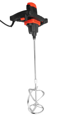 Manual construction mixer isolated on white backgroundの写真素材