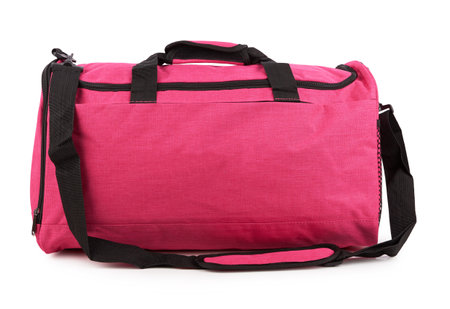 Sport bag isolated on a white backgroundの写真素材