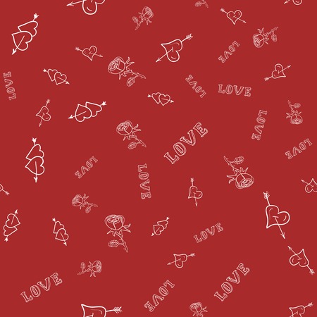Background for design of greeting cards and other gift packaging for a wedding or Valentine's Dayのイラスト素材