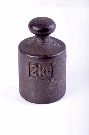 Photo of 2 kilogram old-fashioned weightの写真素材