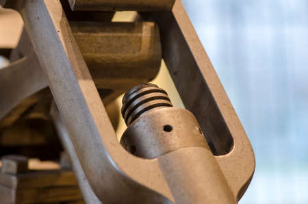 photo of the historic machines in macro photography, detailの写真素材