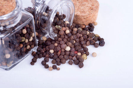 photo showing the timing of pepper on a white background