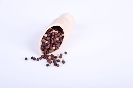 photo showing the timing of pepper on a white background