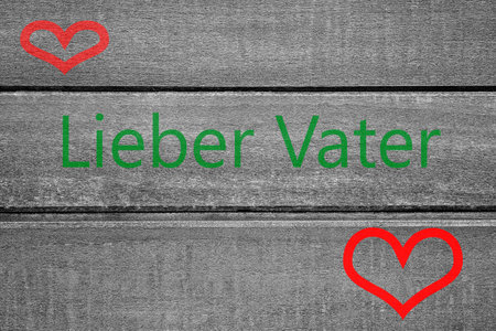 card on the occasion of Father's Dayの写真素材