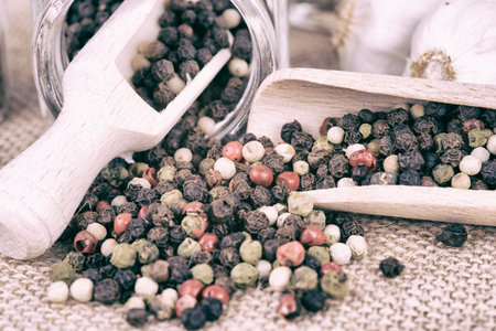 pepper stored in the container