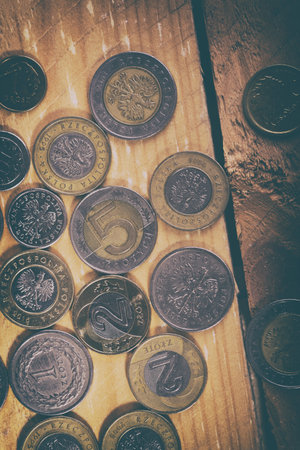 Polish zlotyの写真素材