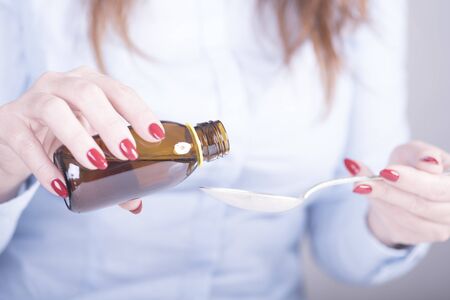 syrup for the preventionの写真素材
