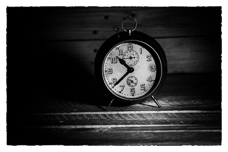 old alarm clockの写真素材