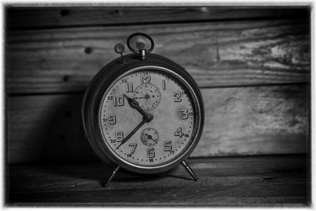 old alarm clockの写真素材