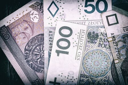 Polish zlotyの写真素材